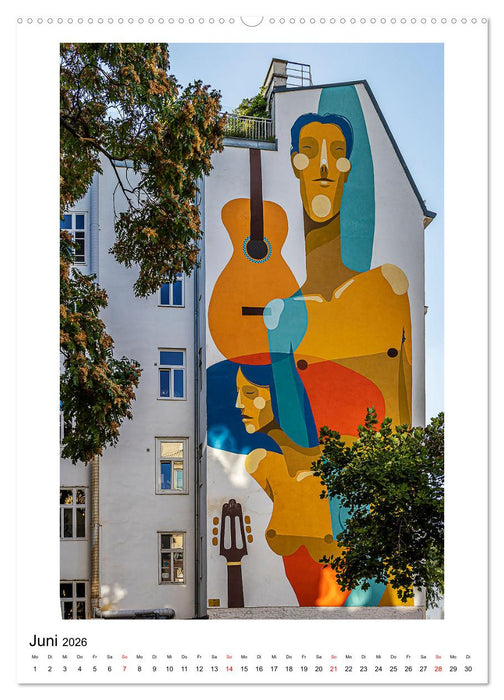 Kunst an Hauswänden (CALVENDO Wandkalender 2026)