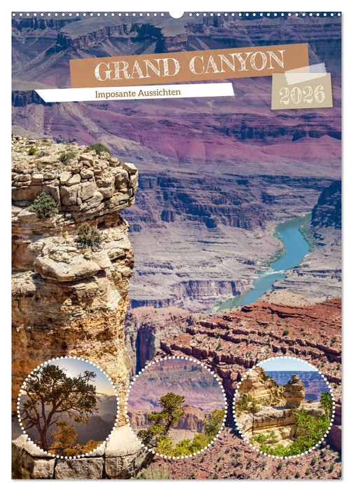 GRAND CANYON Imposante Aussichten (CALVENDO Wandkalender 2026)
