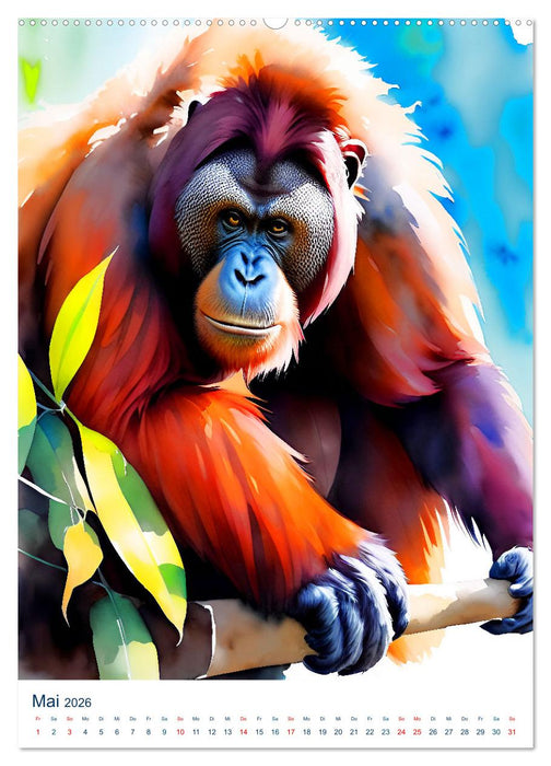 Bedrohte Tierarten 2026 (CALVENDO Wandkalender 2026)