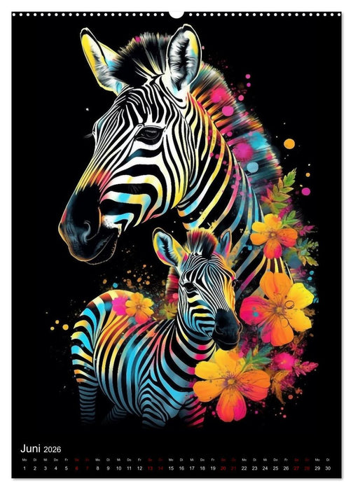 Afrikanische Tierfamilien (CALVENDO Wandkalender 2026)