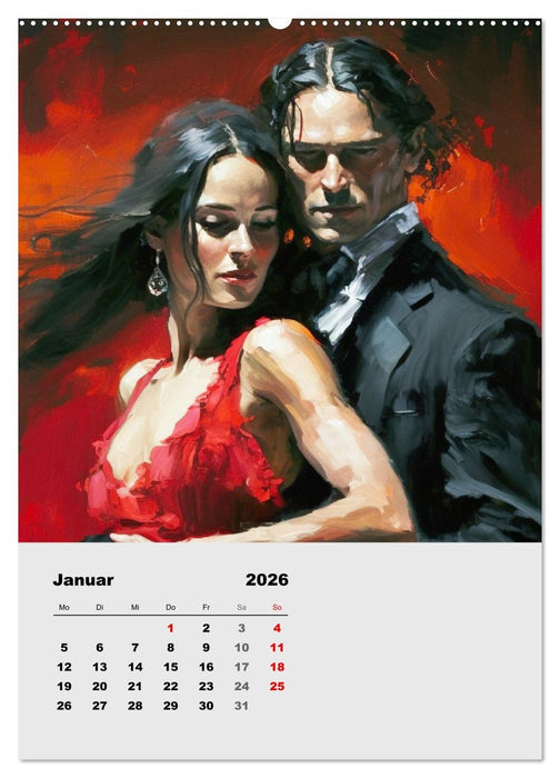 Tango Argentino. Grazie, Stolz und Leidenschaft (CALVENDO Wandkalender 2026)