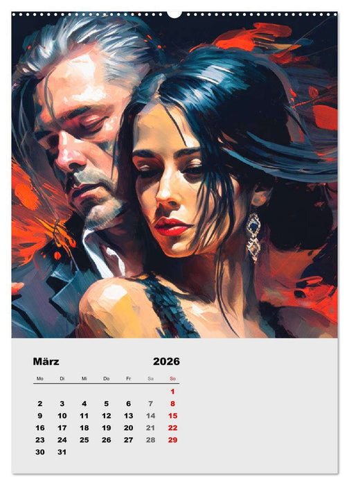 Tango Argentino. Grazie, Stolz und Leidenschaft (CALVENDO Wandkalender 2026)