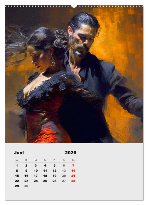 Tango Argentino. Grazie, Stolz und Leidenschaft (CALVENDO Wandkalender 2026)