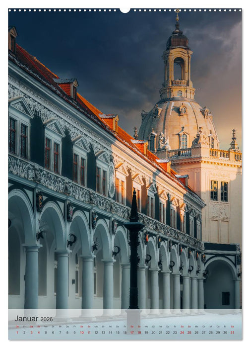 Elbstadt Dresden (CALVENDO Wandkalender 2026)
