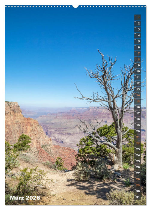 GRAND CANYON Imposante Aussichten (CALVENDO Premium Wandkalender 2026)