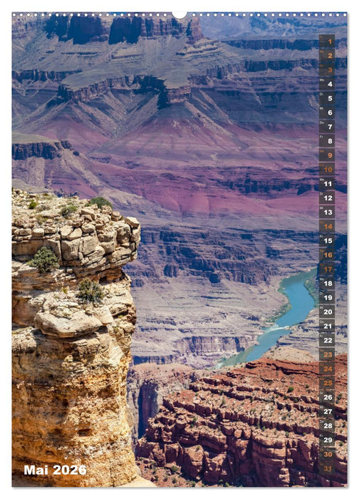 GRAND CANYON Imposante Aussichten (CALVENDO Premium Wandkalender 2026)