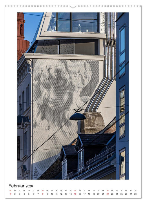 Kunst an Hauswänden (CALVENDO Premium Wandkalender 2026)