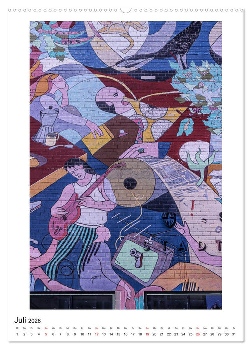 Kunst an Hauswänden (CALVENDO Premium Wandkalender 2026)