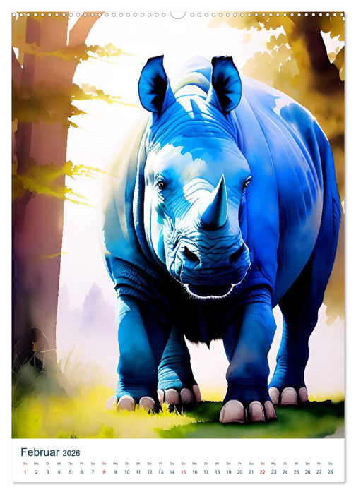 Bedrohte Tierarten 2026 (CALVENDO Premium Wandkalender 2026)