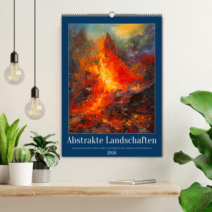 Abstrakte Landschaften (CALVENDO Wandkalender 2026)