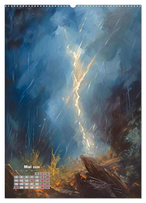 Abstrakte Landschaften (CALVENDO Wandkalender 2026)