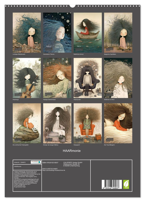 HAARmonie (CALVENDO Premium Wandkalender 2026)