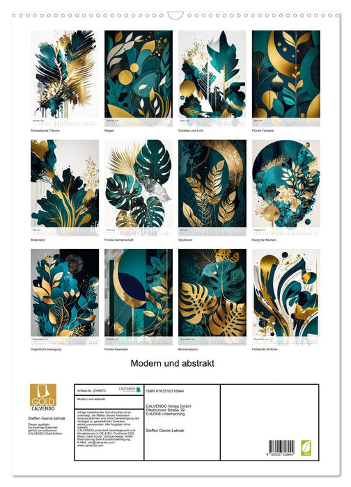 Modern und abstrakt (CALVENDO Wandkalender 2026)