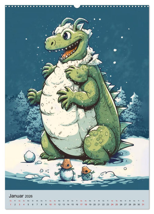 Drachen Kinder (CALVENDO Wandkalender 2026)