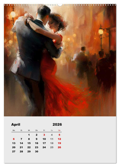 Tango Argentino. Grazie, Stolz und Leidenschaft (CALVENDO Premium Wandkalender 2026)