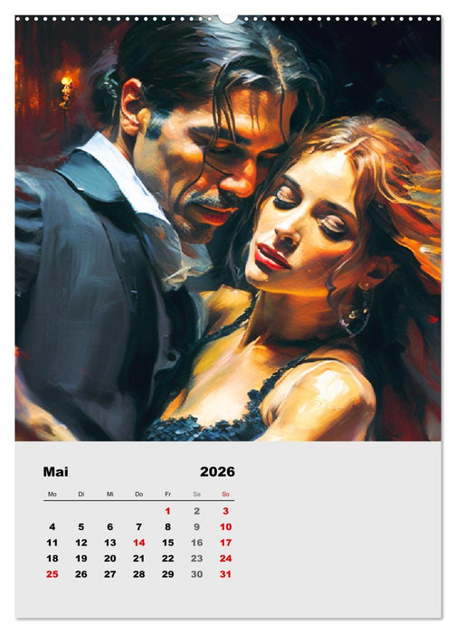Tango Argentino. Grazie, Stolz und Leidenschaft (CALVENDO Premium Wandkalender 2026)