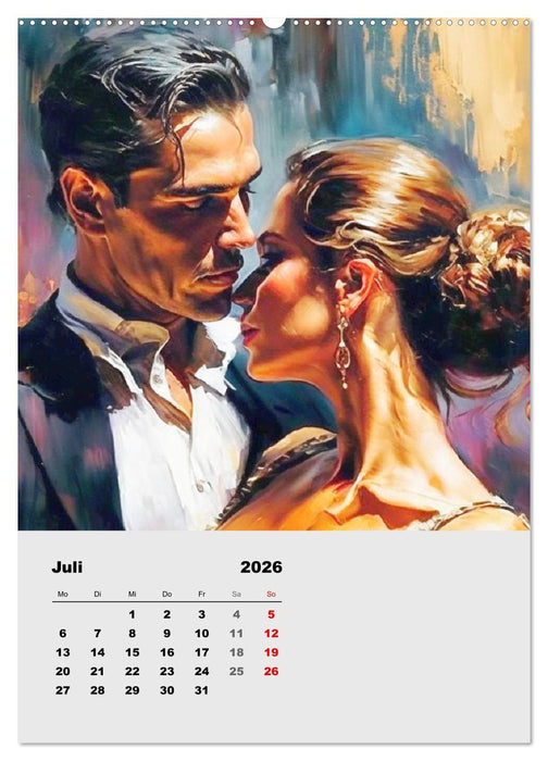 Tango Argentino. Grazie, Stolz und Leidenschaft (CALVENDO Premium Wandkalender 2026)