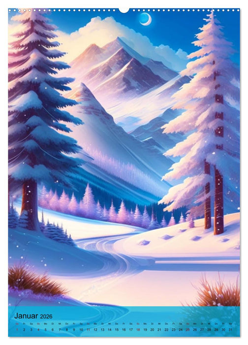 Landschaften kreativ gestaltet (CALVENDO Premium Wandkalender 2026)