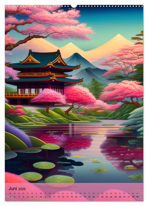 Landschaften kreativ gestaltet (CALVENDO Premium Wandkalender 2026)