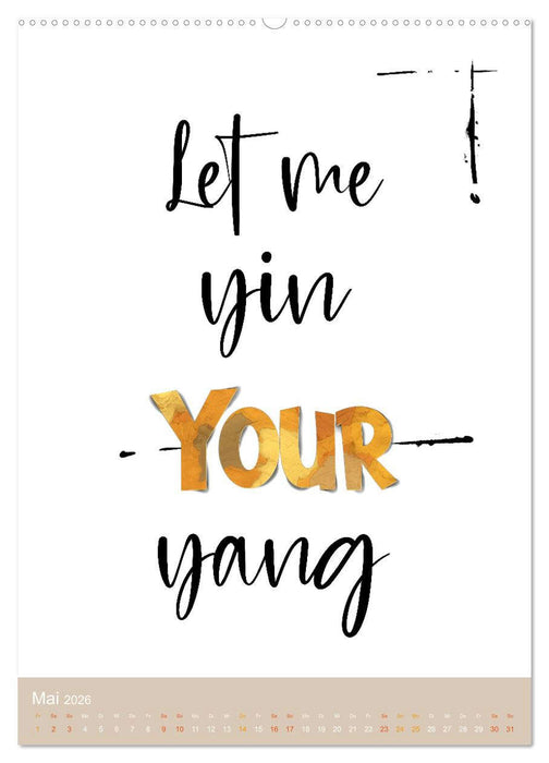 Lustige Sprüche - Schlafzimmer 1x1 (CALVENDO Wandkalender 2026)