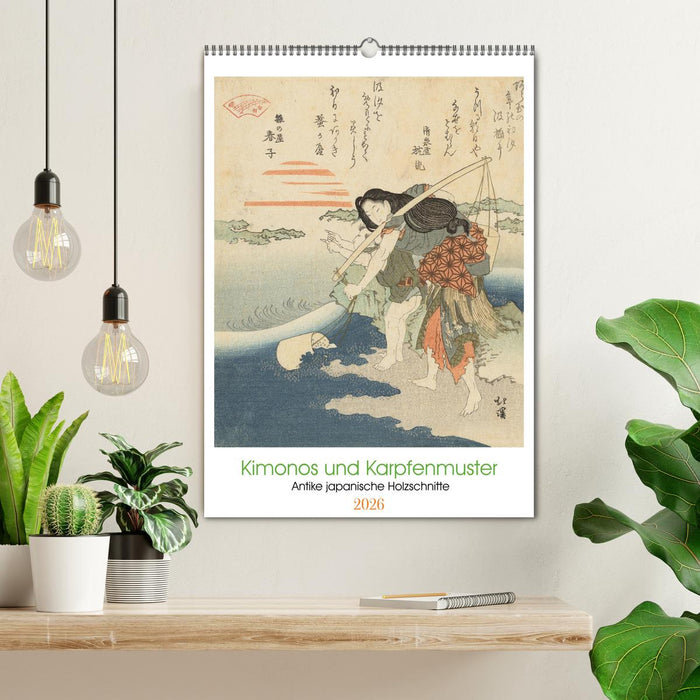 Kimonos und Karpfenmuster (CALVENDO Wandkalender 2026)