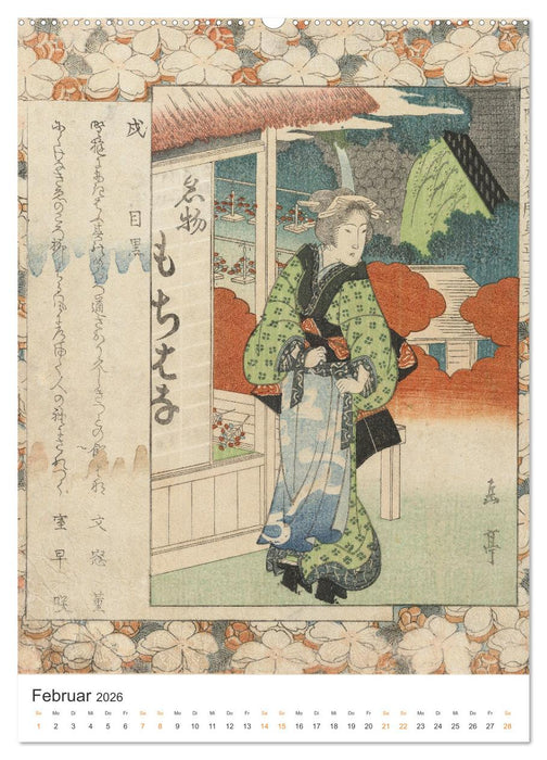 Kimonos und Karpfenmuster (CALVENDO Wandkalender 2026)