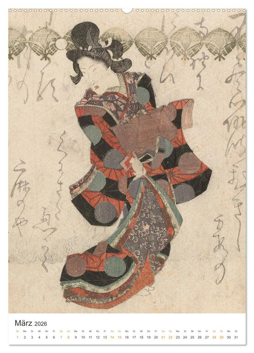 Kimonos und Karpfenmuster (CALVENDO Wandkalender 2026)