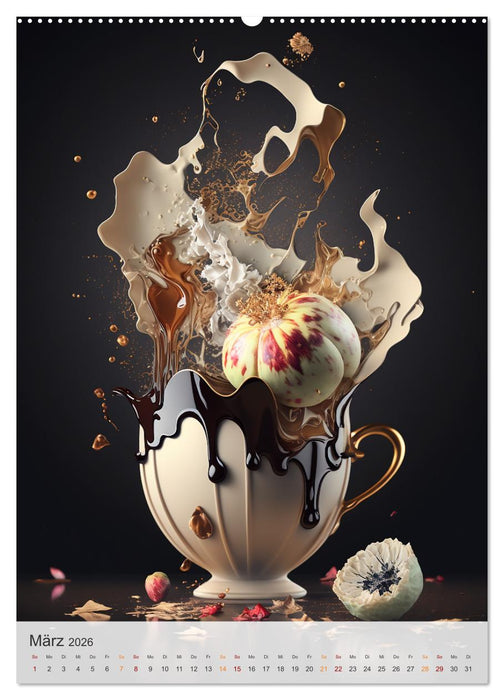 Fantasie Eiskreationen (CALVENDO Wandkalender 2026)