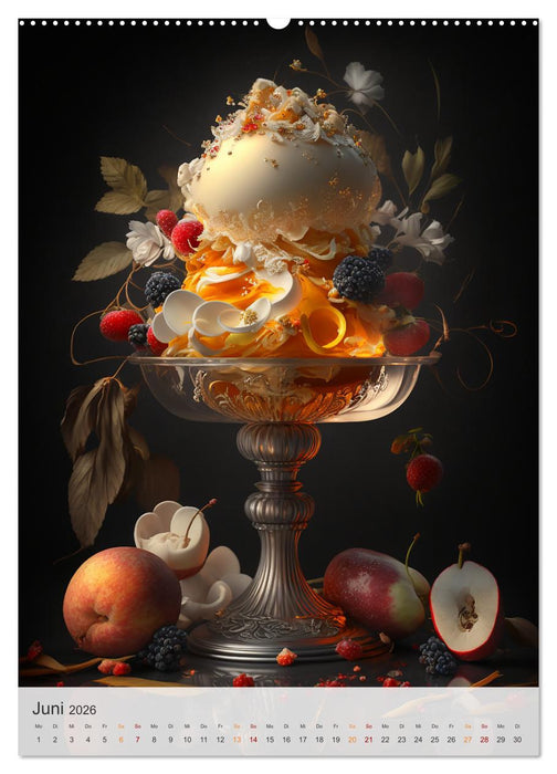 Fantasie Eiskreationen (CALVENDO Wandkalender 2026)