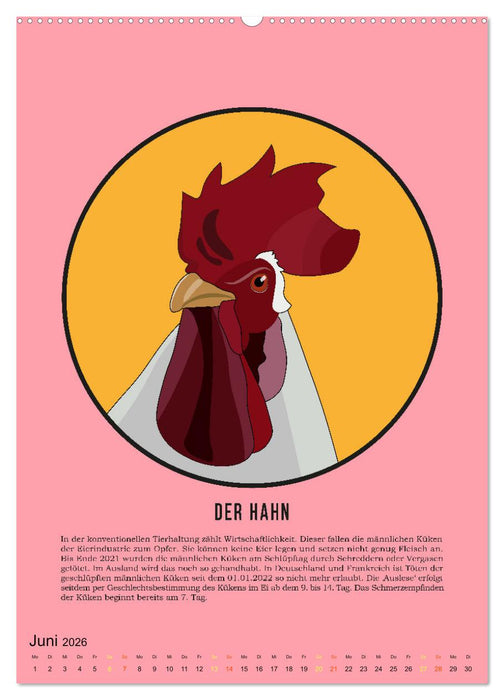 NUTZtiere, Ein Kalender für Erwachsene und aufgeklärte Kinder (CALVENDO Wandkalender 2026)