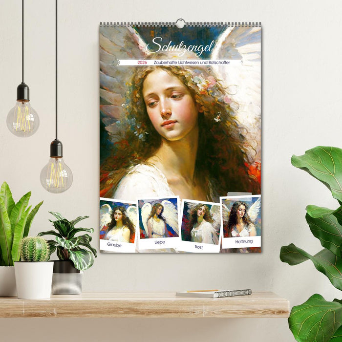 Schutzengel. Zauberhafte Lichtwesen und Botschafter (CALVENDO Wandkalender 2026)