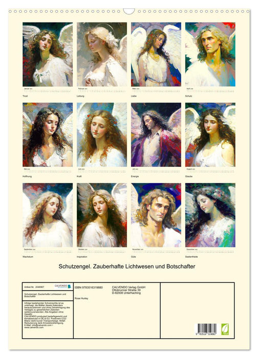Schutzengel. Zauberhafte Lichtwesen und Botschafter (CALVENDO Wandkalender 2026)
