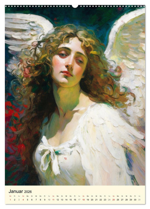 Schutzengel. Zauberhafte Lichtwesen und Botschafter (CALVENDO Wandkalender 2026)