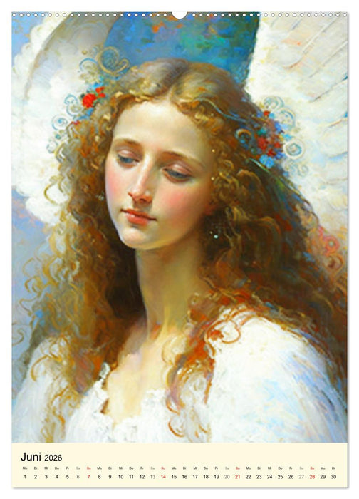 Schutzengel. Zauberhafte Lichtwesen und Botschafter (CALVENDO Wandkalender 2026)