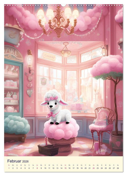 Rosa Traumland. Zauberhafte Wunderwelt (CALVENDO Premium Wandkalender 2026)