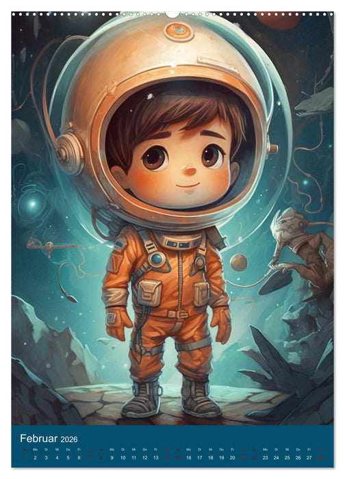 Fantastische Abenteurer in magischen Welten (CALVENDO Wandkalender 2026)