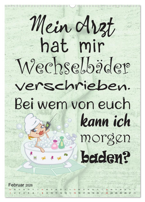 Spaß im Wartezimmer (CALVENDO Wandkalender 2026)