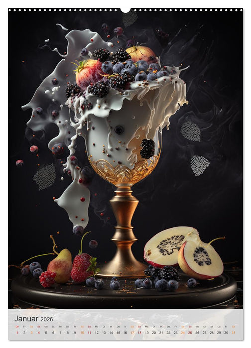 Fantasie Eiskreationen (CALVENDO Premium Wandkalender 2026)