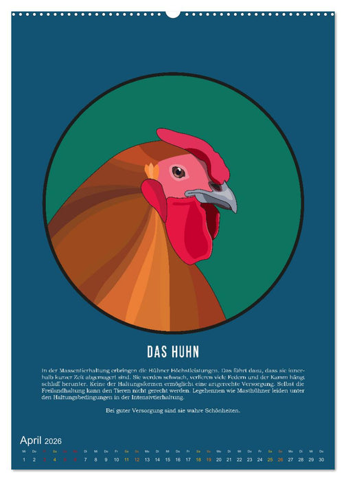 NUTZtiere, Ein Kalender für Erwachsene und aufgeklärte Kinder (CALVENDO Premium Wandkalender 2026)