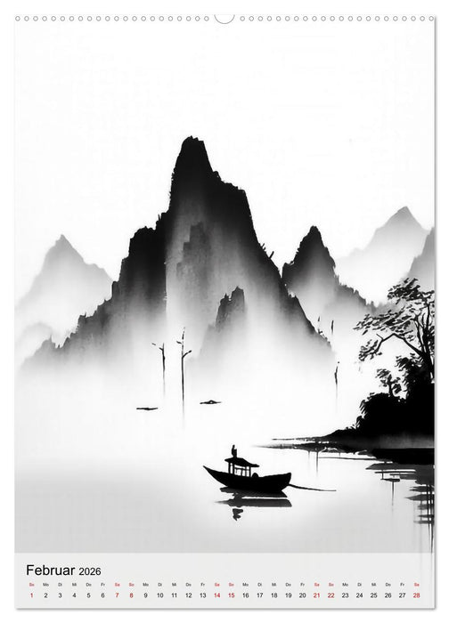 Ruhe im Zen (CALVENDO Wandkalender 2026)