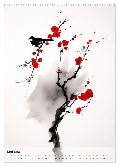 Ruhe im Zen (CALVENDO Wandkalender 2026)