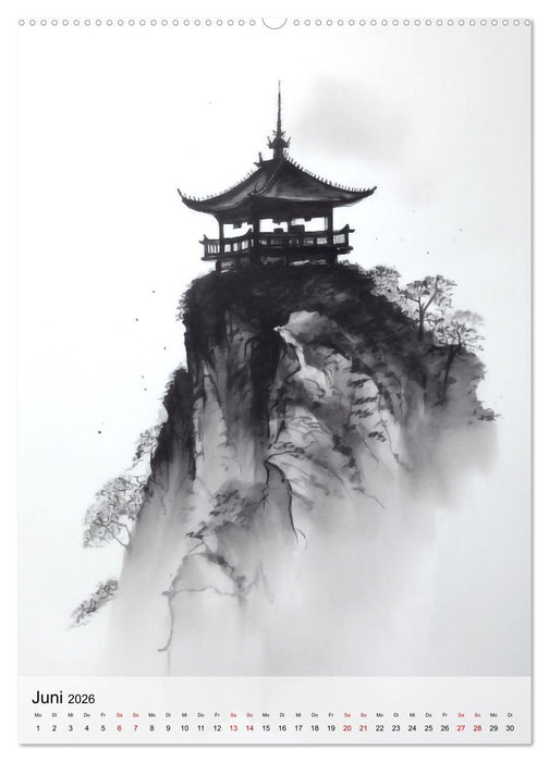 Ruhe im Zen (CALVENDO Wandkalender 2026)