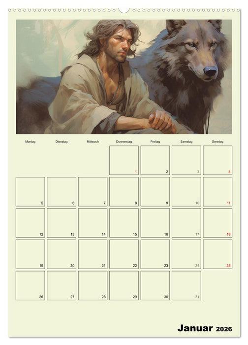 Im Zauberwald. Mystische Fabelwesen (CALVENDO Wandkalender 2026)