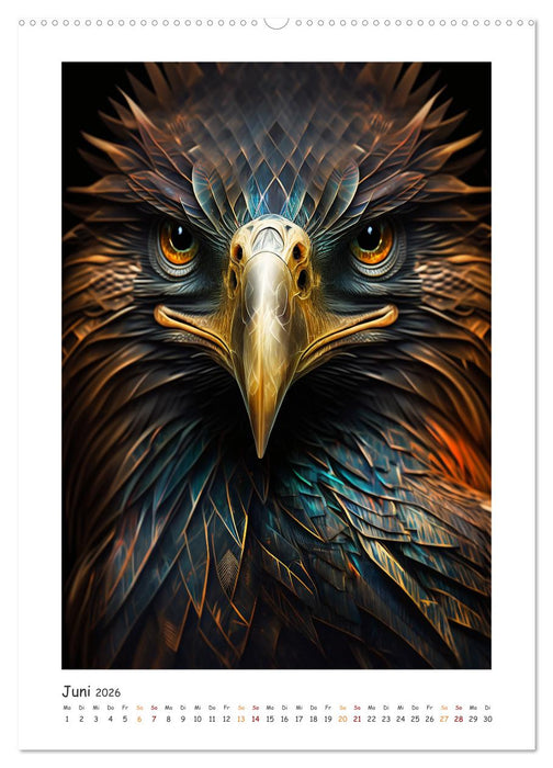 Magische Tiergesichter (CALVENDO Wandkalender 2026)