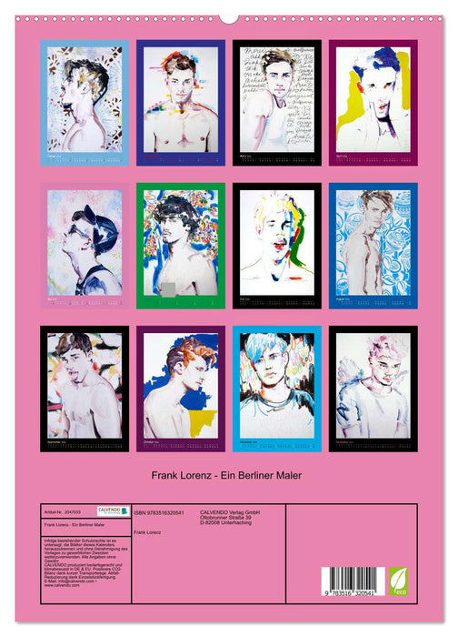 Frank Lorenz - Ein Berliner Maler (CALVENDO Premium Wandkalender 2026)