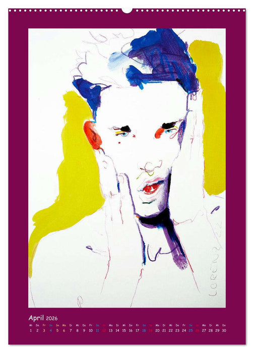 Frank Lorenz - Ein Berliner Maler (CALVENDO Premium Wandkalender 2026)