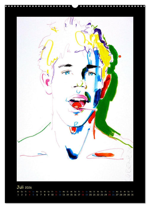 Frank Lorenz - Ein Berliner Maler (CALVENDO Premium Wandkalender 2026)