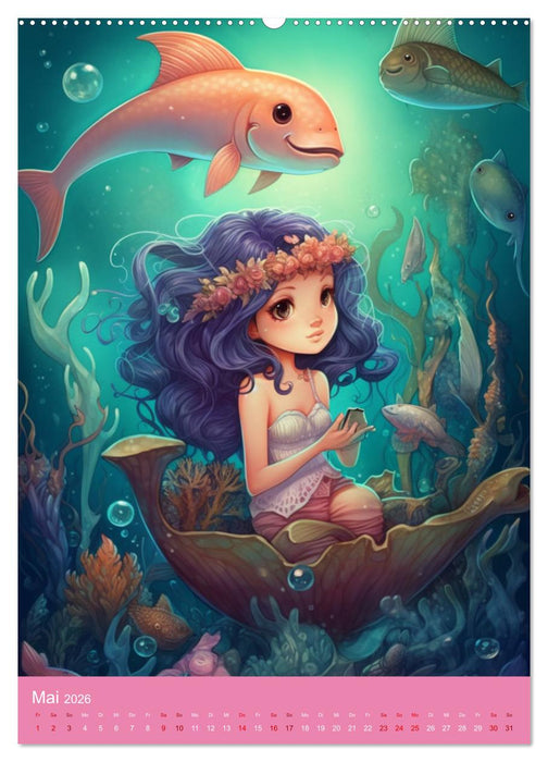 Fantastische Abenteurer in magischen Welten (CALVENDO Premium Wandkalender 2026)