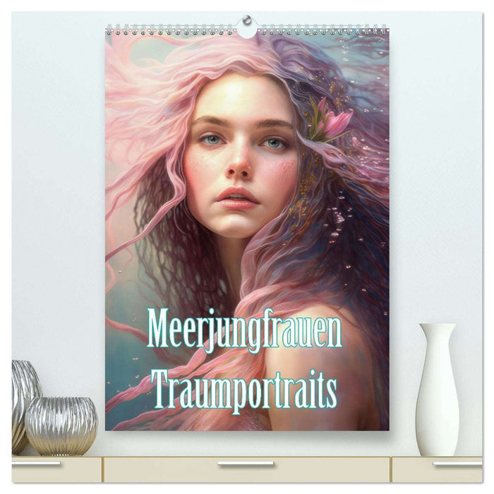Meerjungfrauen Traumportraits (CALVENDO Premium Wandkalender 2026)