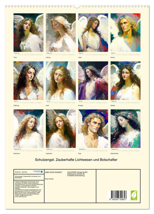 Schutzengel. Zauberhafte Lichtwesen und Botschafter (CALVENDO Premium Wandkalender 2026)